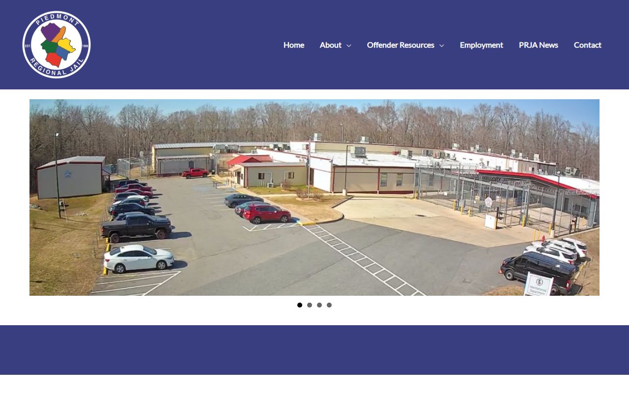 Nottoway County arrest records at the Piedmont Regional Jail website